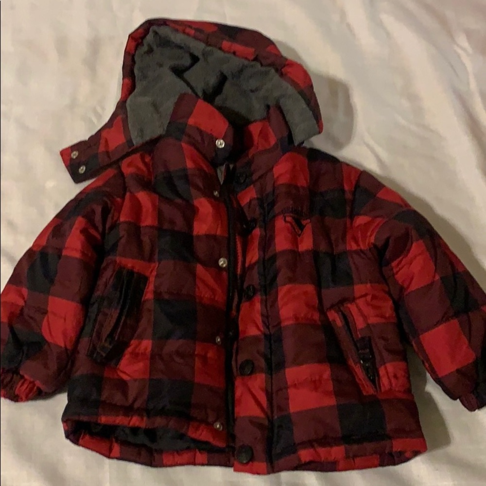Oshkosh B’gosh Flannel Puffer 24 months